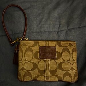 Vintage Coach wristlet